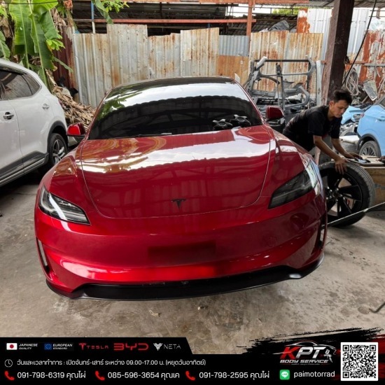 อู่ซ่อมรถเทสล่า Tesla อู่ซ่อมรถเทสล่า Tesla  อู่ซ่อม Tesla มีนบุรี  ซ่อมสี Tesla  ซ่อมตัวถัง Tesla  อู่ซ่อมรถไฟฟ้า Tesla  เคาะพ่นสี Tesla  ซ่อม Tesla ใกล้ฉัน 